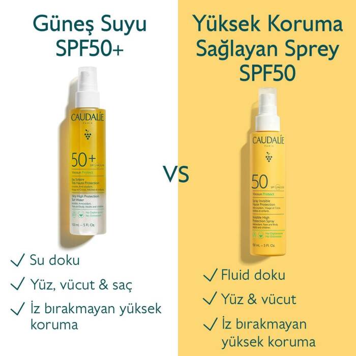 Caudalie Vinosun Protect Yüksek Koruma Sağlayan Güneş Spreyi SPF50 150 ml - 5