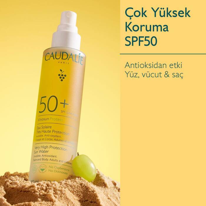 Caudalie Vinosun Protect Yüksek Koruma Sağlayan Güneş Suyu SPF50+ 150 ml - 2