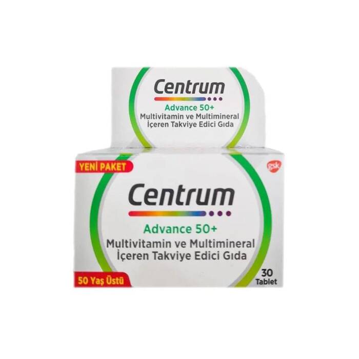 Centrum Advance 30 Tablet - 50 Yaş Üstü - 1