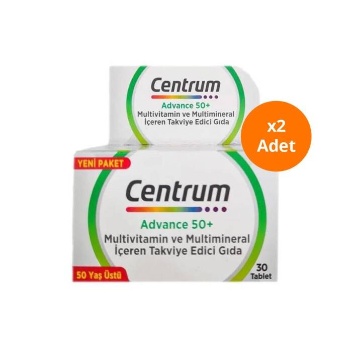 Centrum Advance 30 Tablet - 50 Yaş Üstü x2 Adet - 1