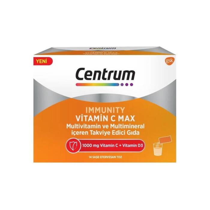 Centrum Immunity Vitamin C Max 14 Saşe Efervesan Tablet - 1