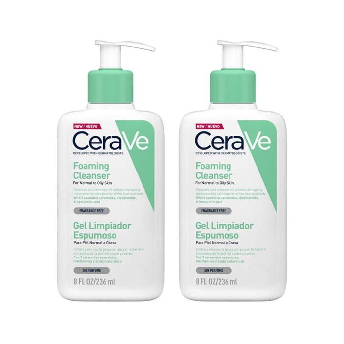 CeraVe Köpüren Temizleyici 236 ml x 2 Adet - 1