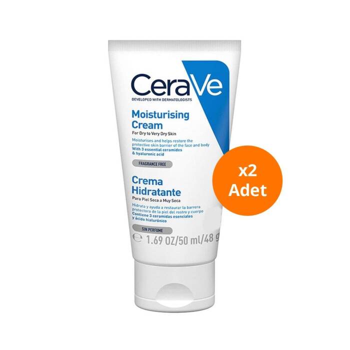 CeraVe Nemlendirici Krem 50 ml x2 Adet - 1