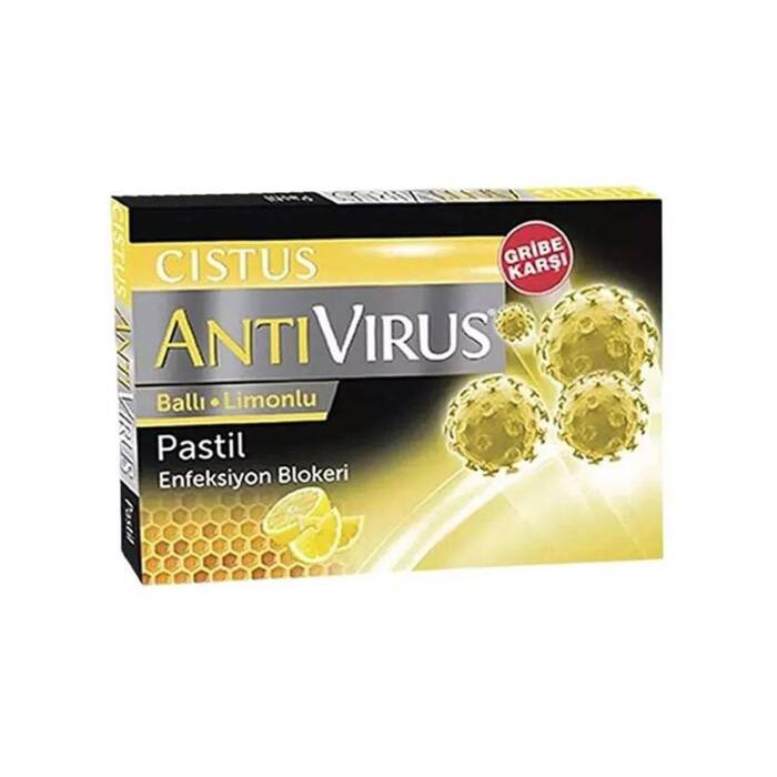 Cistus Antivirus Ballı Limonlu 10 Pastil - 1