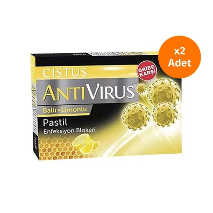 Cistus Antivirus Ballı Limonlu 10 Pastil x2 Adet - 1