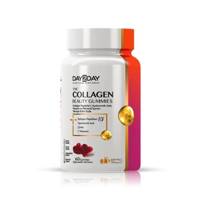 Day2Day The Collagen Beauty Gummies 60 Gummies Çiğnenebilir Jel Form - 1