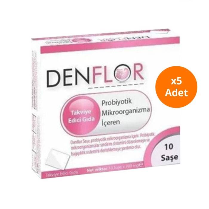 Denflor Probiyotik 10 Saşe 5'li Paket - 1