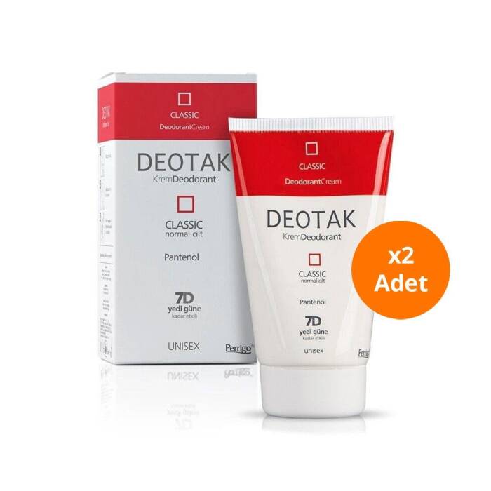 Deotak Classic Krem Deodorant 35 ml x 2 Adet - 1