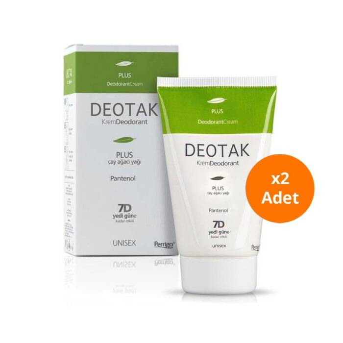 Deotak Plus Krem Deodorant 35 ml x 2 Adet - 1