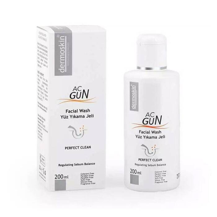 Dermoskin AcGun Yüz Yıkama Jeli 200 ml - 1