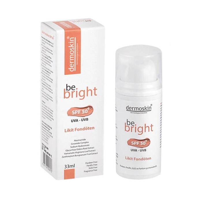 Dermoskin Be Bright Likit Fondöten SPF50 Medium 33 ml - 1