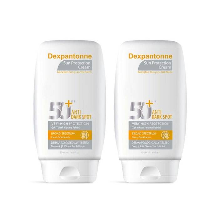 Dexpantonne Sun Leke Karşıtı Yüz Güneş Kremi SPF50+ 50 ml x 2 Adet - 1