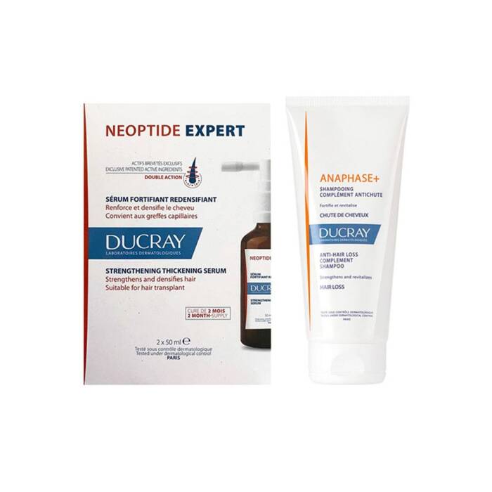 Ducray Neoptide Expert 2x50 ml + Anaphase Saç Dökülme Karşıtı Şampuan 100 ml - 1