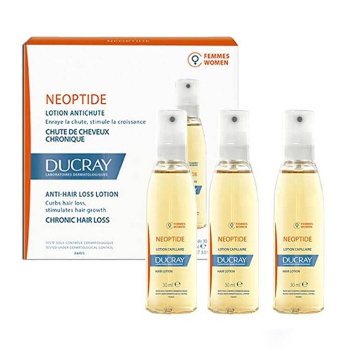 Ducray Neoptide Lotion Kadın Tipi Saç Dökülmesine Karşı Bakım Losyonu 3x30 ml - 1