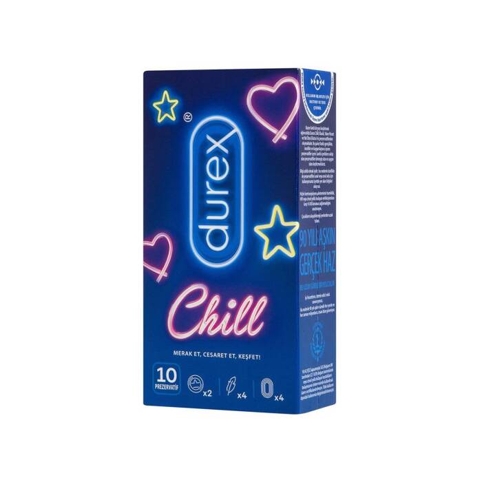 Durex Chill Prezervatif 10'lu - 1