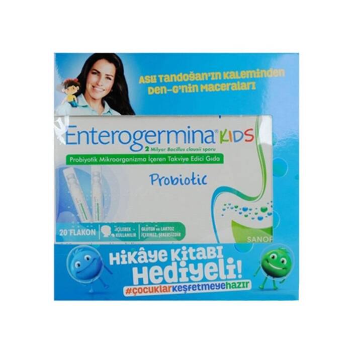 Enterogermina Pediatrik 5 ml x 20 Flakon (Hikaye Kitabı Hediyeli) - 1