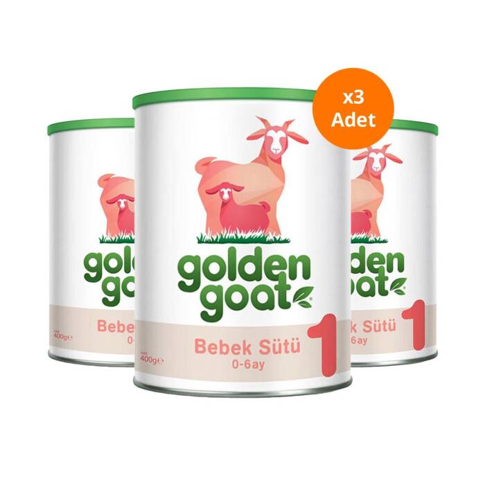 Golden Goat 1 Keçi Devam Sütü 400 gr x3 Adet - 1