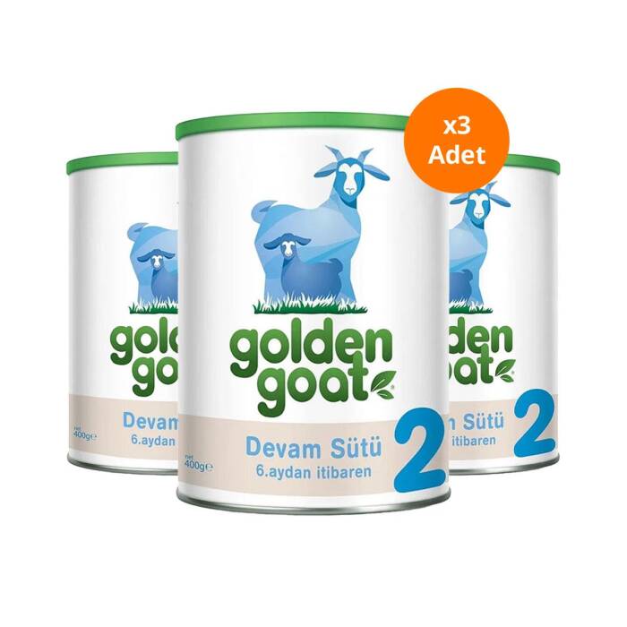 Golden Goat 2 Keçi Devam Sütü 400 gr x3 Adet - 1