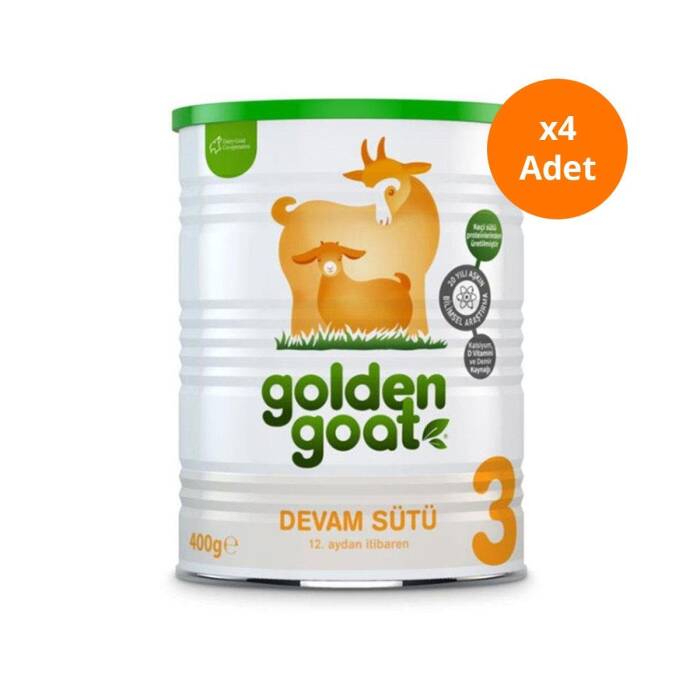 Golden Goat 3 Keçi Devam Sütü 400 gr x4 Adet - 1