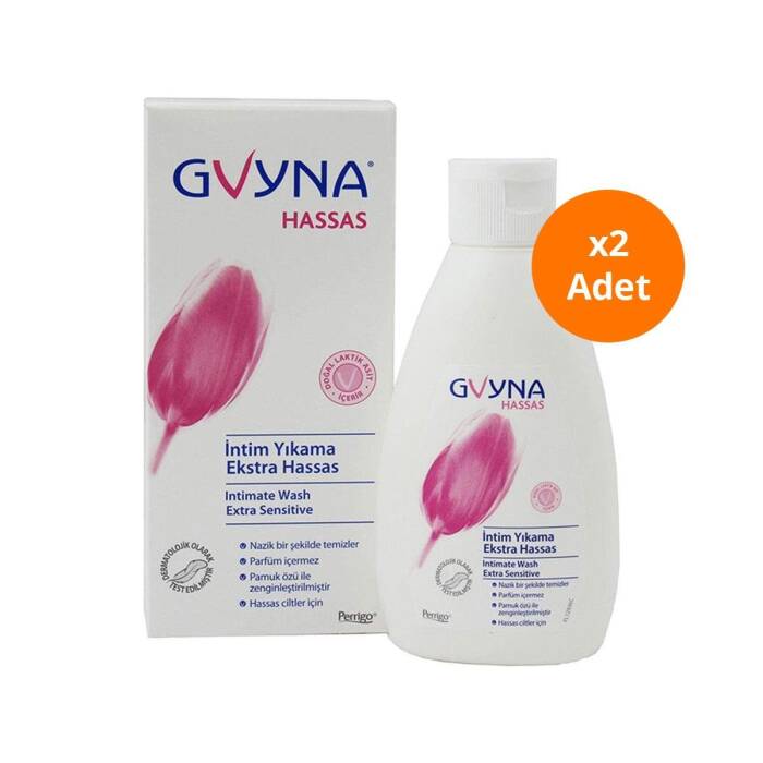 Gvyna Pharma İntim Yıkama Hassas 200 ml x 2 Adet - 1