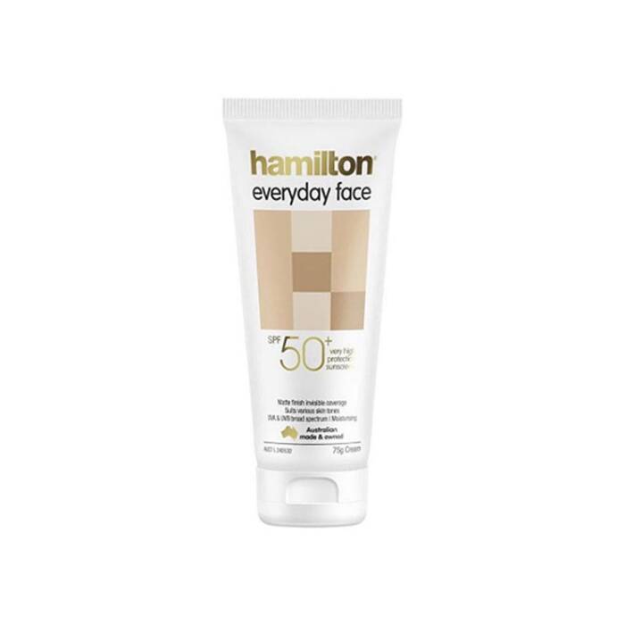 Hamilton Everyday Face Spf50+ Yüz için Güneş Koruyucu Krem 75 gr - 1