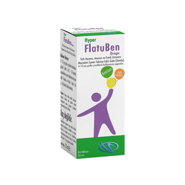 Hyper Flatuben Drops Takviye Edici Gıda 20 ml - 1