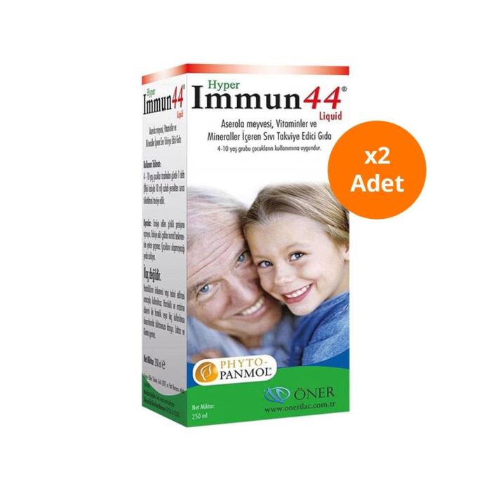 Hyper Immun44 Şurup 250 ml x2 Adet - 1