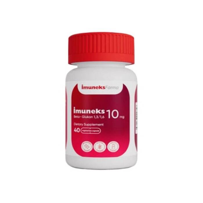 Imuneks Beta Glucan 1,3/1,6 10 mg 40 Kapsül - 1