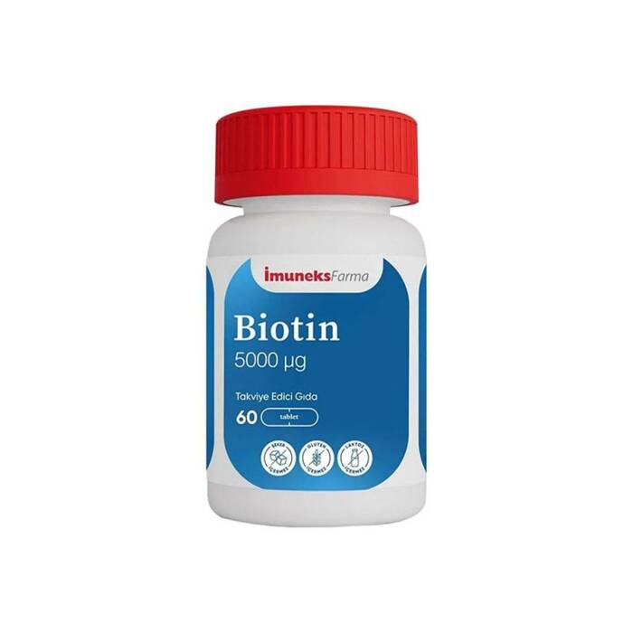 Imuneks Biotin 5000 mcg 60 Tablet - 1