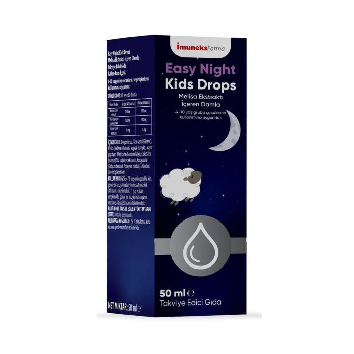 Imuneks Easy Night Kids Drops Takviye Edici Gıda 50 ml - 1