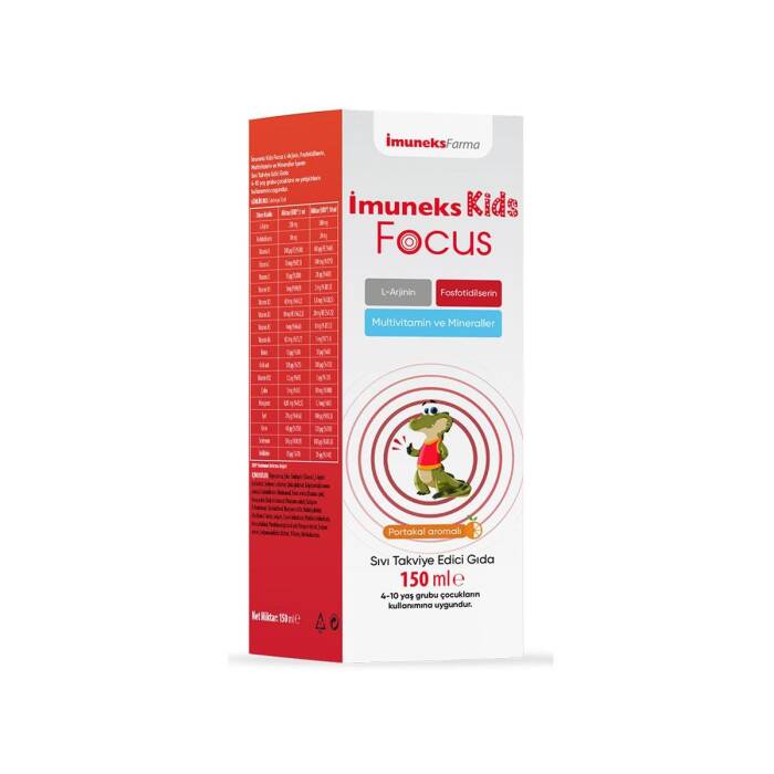 Imuneks Kids Focus Sıvı Takviye Edici Gıda 150 ml - 1