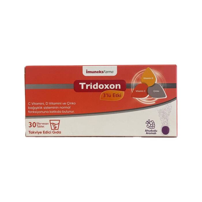 Imuneks Tridoxon 3'lü Etki 30 Efervesan Tablet - 1