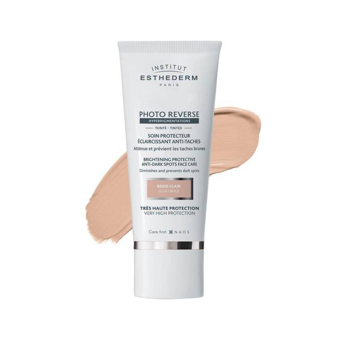 Institut Esthederm Photo Reverse Tinted Light Beige Yüksek Koruma Sağlayan Renkli Güneş Kremi 50 ml - 1