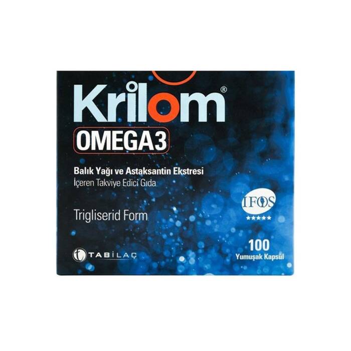 Krilom Omega 3 100 Yumuşak Kapsül - 1