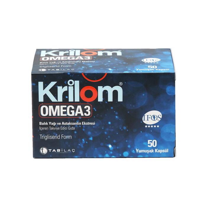 Krilom Omega 3 50 Yumuşak Kapsül - 1