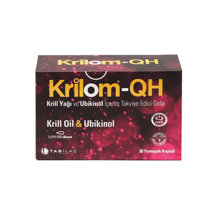 Krilom-QH Krill Oil & Ubikinol 30 Yumuşak Kapsül - 1