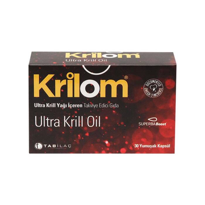 Krilom Ultra Krill Oil 30 Yumuşak Kapsül - 1