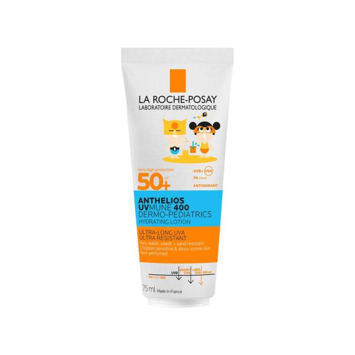 La Roche Posay Anthelios Uvmune 400 Dermo-Pediatrics Nemlendirici Vücut Sütü SPF50+ 75 ml - 1