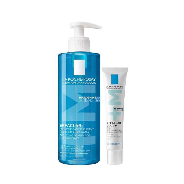 La Roche Posay Effaclar Gel 400 ml + La Roche Posay Effaclar Duo+ M 15 ml Set - 1