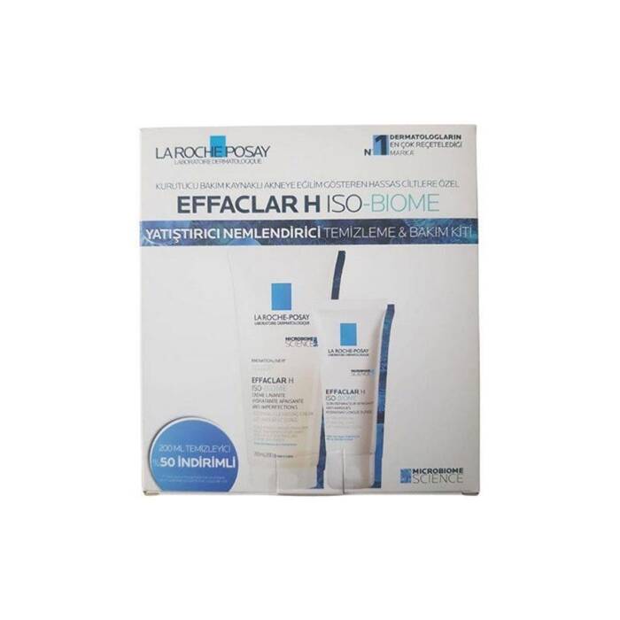 La Roche Posay Effaclar H Krem 40 ml + Effaclar H Temizleme Jeli 200 ml - 1