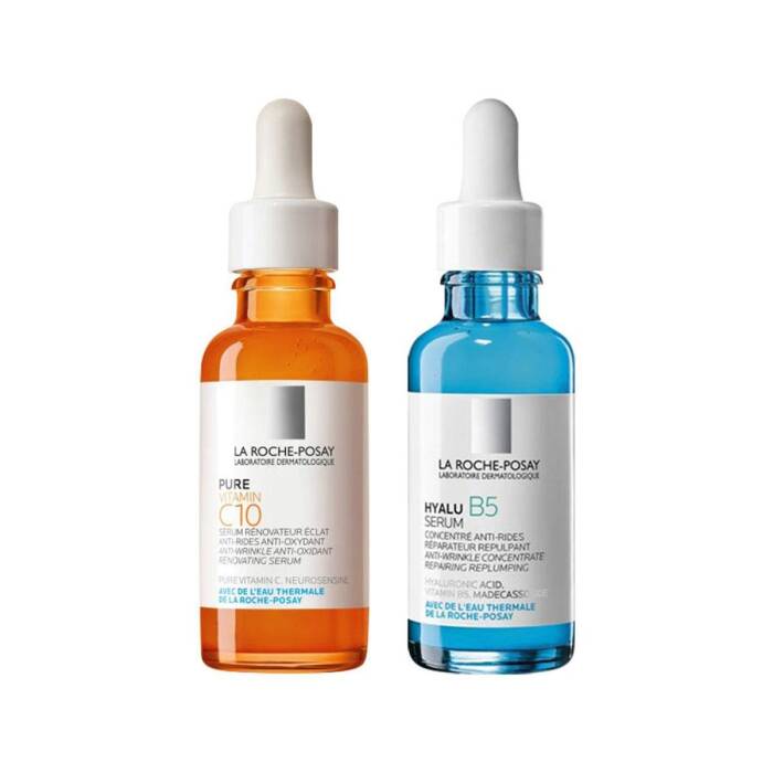 La Roche Posay Pure Vitamin C10 Serum 30 ml + Hyalu B5 Serum 30 ml - 1