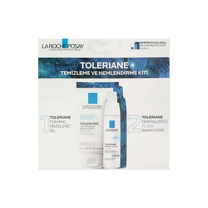 La Roche Posay Toleriane Temizleyici Jel 150 ml + Toleriane Fluid 40 ml - 1