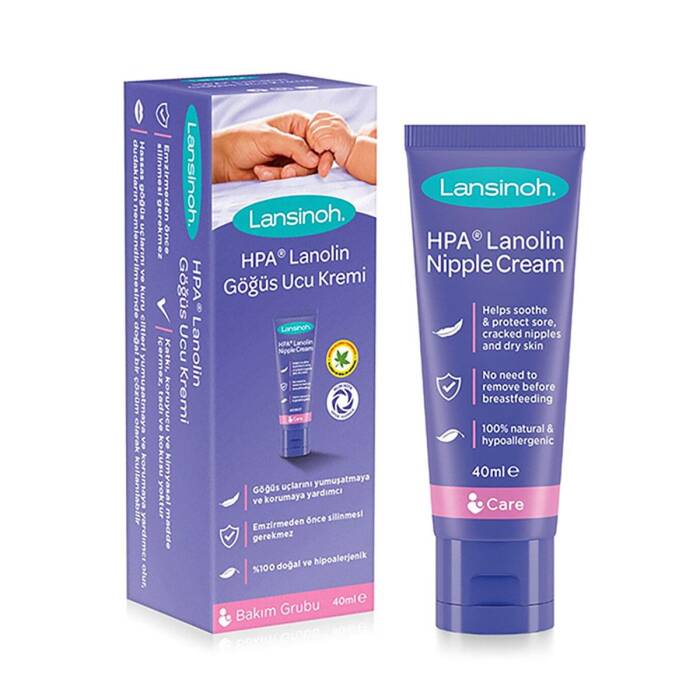 Lansinoh HPA Lanolin Göğüs Ucu Kremi 40 ml - 1