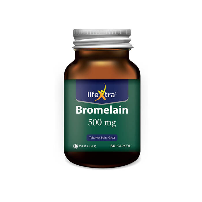 Lifextra Bromelain 500 mg 60 Kapsül - 1