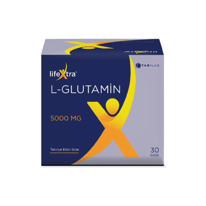 Lifextra L-Glutamin 5000 mg Takviye Edici Gıda 30 Saşe - 1