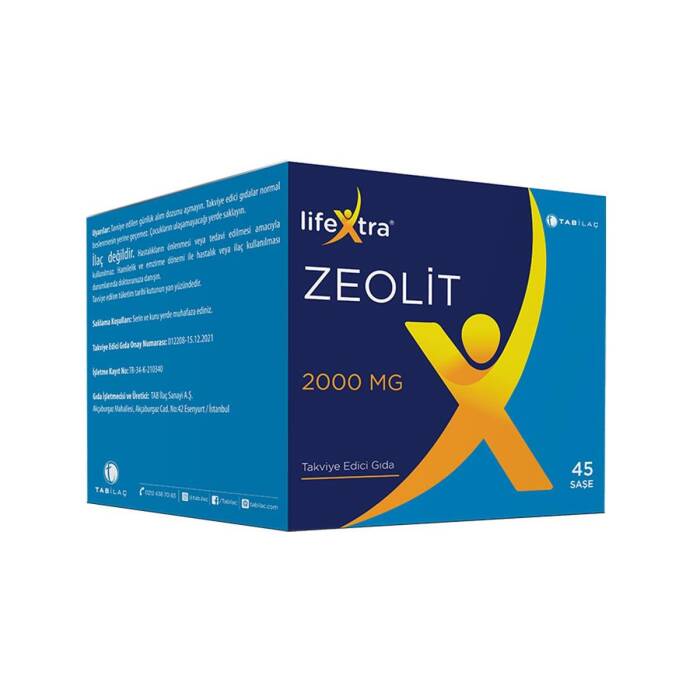 Lifextra Zeolit 2000 mg Takviye Edici Gıda 45 Saşe - 1