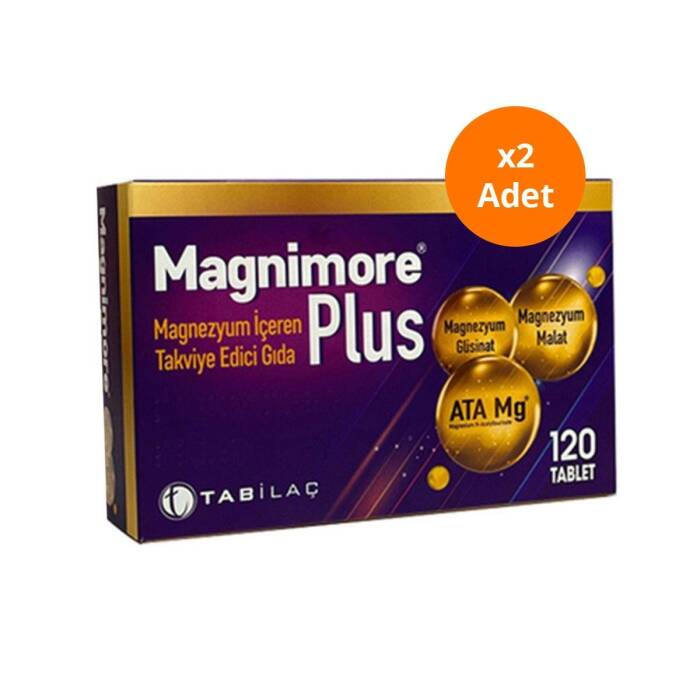 Magnimore Plus 120 Tablet x2 Adet - 1