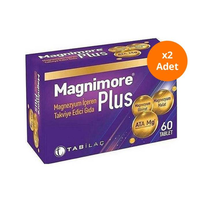 Magnimore Plus 60 Tablet 2'li Paket - 1