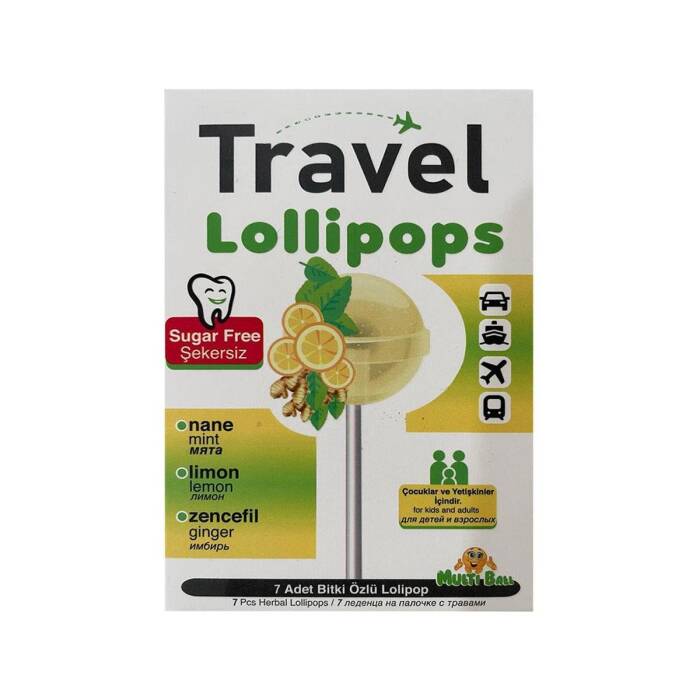 Multiball Travel Lollipops 7 Adet - 1