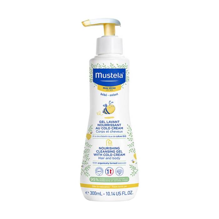 Mustela Cold Cream İçeren Besleyici Temizleme Şampuanı 300 ml - 1